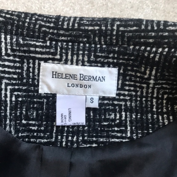 Helene Berman Tweed Wool Coat - Picture 3 of 3